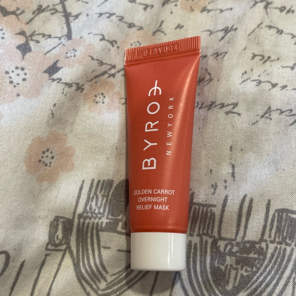 Byroe New York Golden Carrot Overnight Relief Mask Sample Size